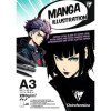 photo - Bloc - Manga - Illustration - A3 - 25 feuilles - 250g - Dessin, encre, feutres - Clairefontaine