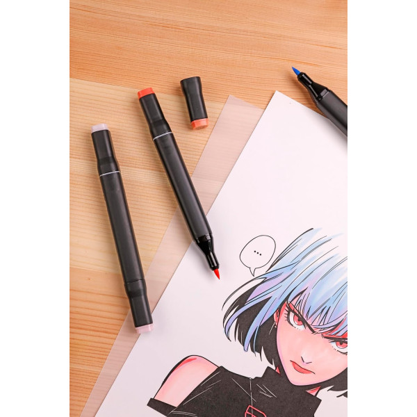 Bloc - Manga - Illustration - A3 - 25 feuilles - 250g - Dessin, encre, feutres - Clairefontaine