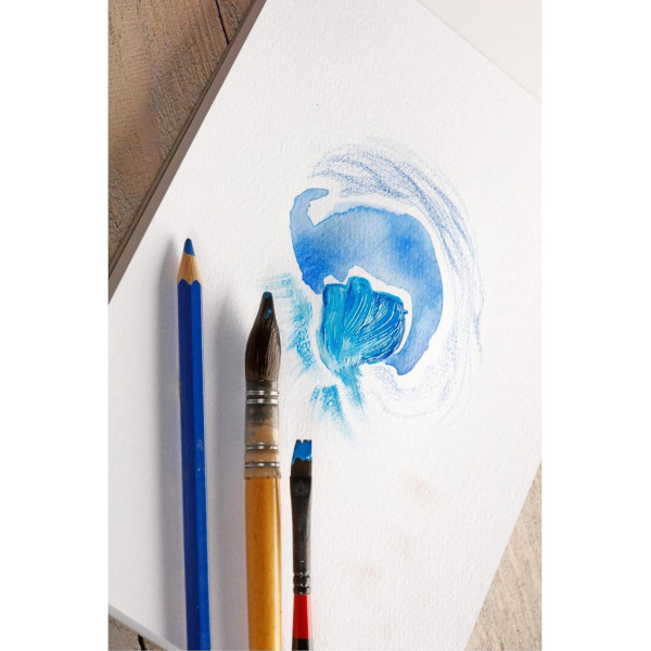 Bloc - A6 - Multi techniques - A grain - 15 feuilles - 250g - Clairefontaine - Paint On