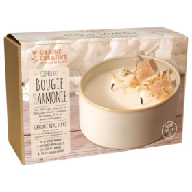 photo - Kit créatif - Fabrique une bougie - Senteur vanille poudrée - Harmonie - Graine créative