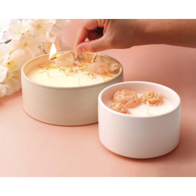 Kit créatif - Fabrique une bougie - Senteur vanille poudrée - Harmonie - Graine créative