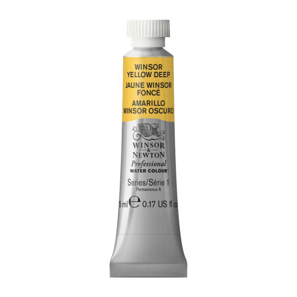 photo-Aquarelle Professionnelle Extra-Fine - 5Ml - Jaune Winsor Foncé - Winsor Et Newton