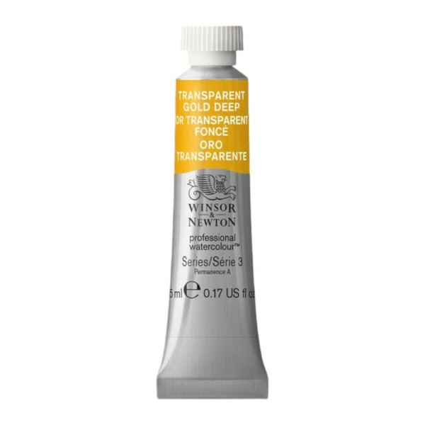 photo-Peinture aquarelle professionnelle - Extra fine - Or transparent foncé - 547 - Winsor et Newton - 5ml