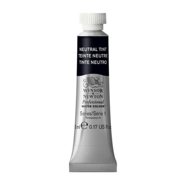 photo-Peinture aquarelle professionnelle - Extra fine - Teinte neutre - 430 - Winsor et Newton - 5ml