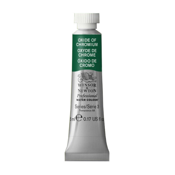 photo-Peinture aquarelle professionnelle - Extra fine - Oxyde de chrome - 459 - Winsor et Newton - 5ml