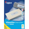 photo-6500 Étiquettes Blanches - A4 - 38X21,2Mm - Agipa 118990