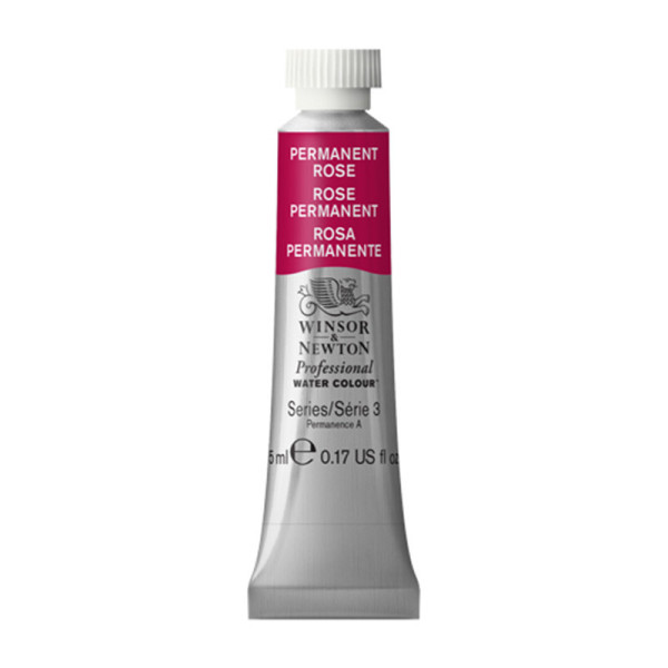 photo-Peinture aquarelle professionnelle - Extra fine - Rose permanent - 502 - Winsor et Newton - 5ml