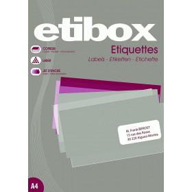 photo-Boite De 800 Étiquettes - Format 105X70Mm - Etibox - Apli 119773