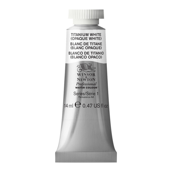 photo-Peinture aquarelle - Blanc de Titane - 644 - Extra-fine - Winsor et Newton - 14ml