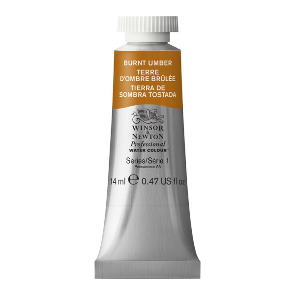 photo-Aquarelle Professionnelle Extra-Fine - 14Ml - Terre D'Ombre Brûlée - Winsor Et Newton