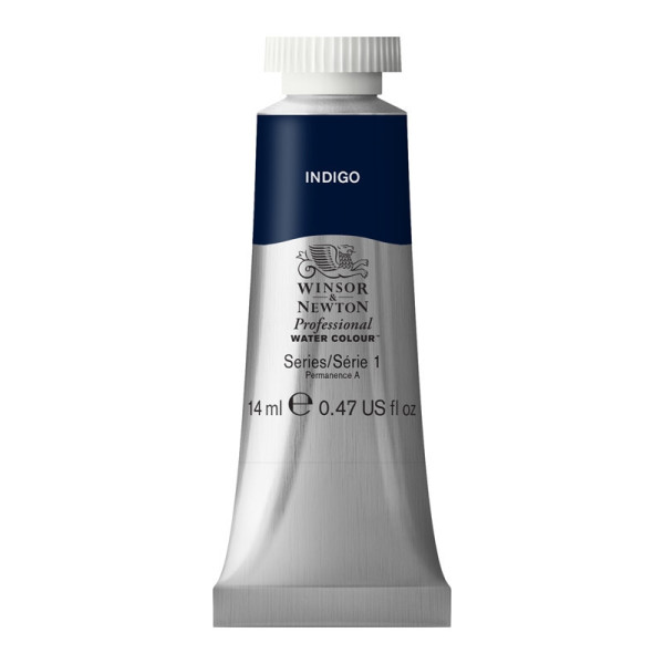 photo-Peinture aquarelle - Indigo - 322 - Extra-fine - Winsor et Newton - 14ml