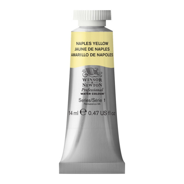 photo-Aquarelle Professionnelle Extra-Fine - 14Ml - Jaune De Naples - Winsor Et Newton