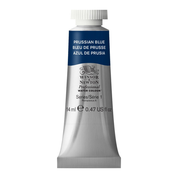 photo-Peinture aquarelle - Bleu de Prusse - 538 - Extra-fine - Winsor et Newton - 14ml