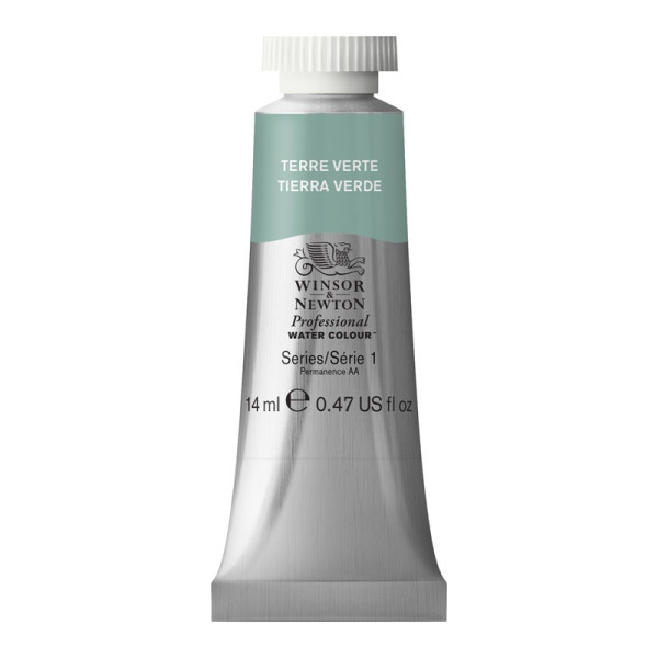 photo-Peinture aquarelle - Terre verte - 637 - Extra-fine - Winsor et Newton - 14ml