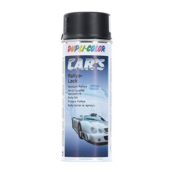photo-Bombe peinture rallye noir mat - 400 ml - Dupli-Color