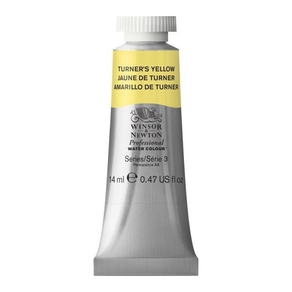 photo-Peinture aquarelle - Jaune de Turner - 649 - Extra-fine - Winsor et Newton - 14ml