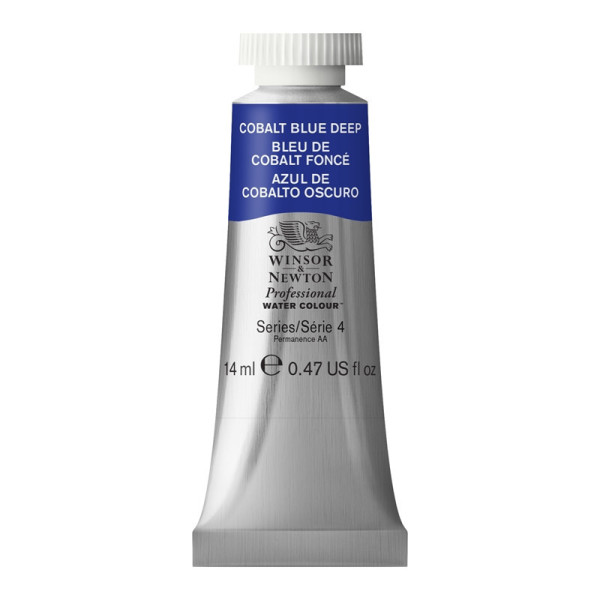 photo-Peinture aquarelle - Bleu de cobalt foncé - 180 - Extra-fine - Winsor et Newton - 14ml