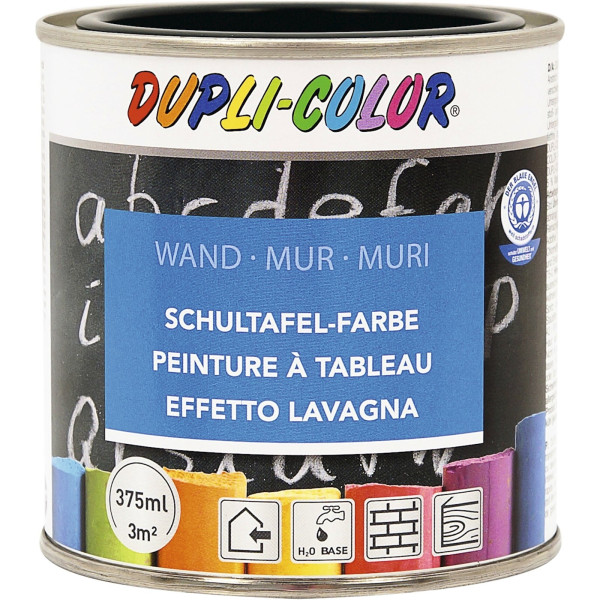 photo-Pot de peinture tableau noir - Noir - Duplicolor - 375 ml