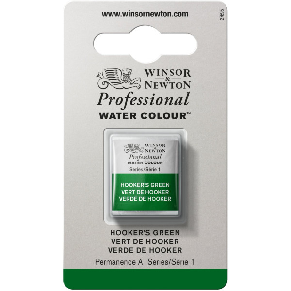 photo-Aquarelle Professionnelle Extra-Fine - 1/2 Godet - Vert De Hooker - 311 - Winsor Et Newton