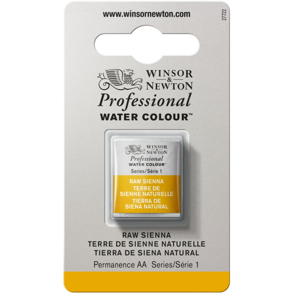 photo-Aquarelle Professionnelle Extra-Fine - 1/2 Godet - Terre De Sienne Naturelle - 552 - Winsor Et Newton