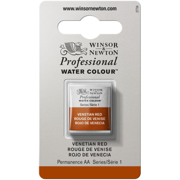 photo-Aquarelle Professionnelle Extra-Fine - 1/2 Godet - Rouge De Venise - 678 - Winsor Et Newton