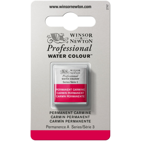 photo-Aquarelle Professionnelle Extra-Fine - 1/2 Godet - Carmin Permanent - 479 - Winsor Et Newton