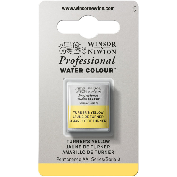 photo-Aquarelle Professionnelle Extra-Fine - 1/2 Godet - Jaune De Turner - 649 - Winsor Et Newton