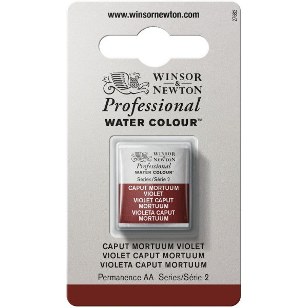 photo-Aquarelle Professionnelle Extra-Fine - 1/2 Godet - Violet Caput Mortuum - 125 - Winsor Et Newton