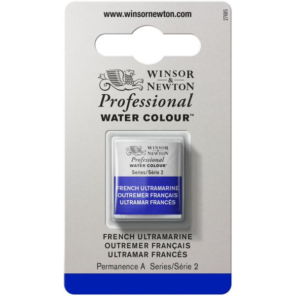 photo-Aquarelle Professionnelle Extra-Fine - 1/2 Godet - Outremer Français - 263 - Winsor Et Newton