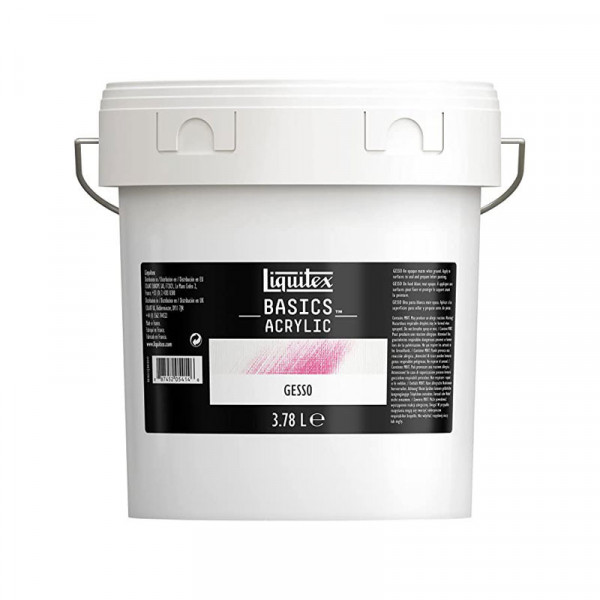 Gesso blanc 3,78L - Liquitex Basics | Artmania