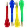 photo - Lot de 4 pinceaux - Ergonomique - Pour enfant - Manche rond - Cléopâtre