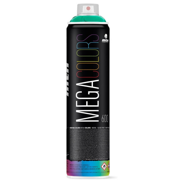 photo - Bombe de peinture mega 600ml - Vert chirurgical - MTN