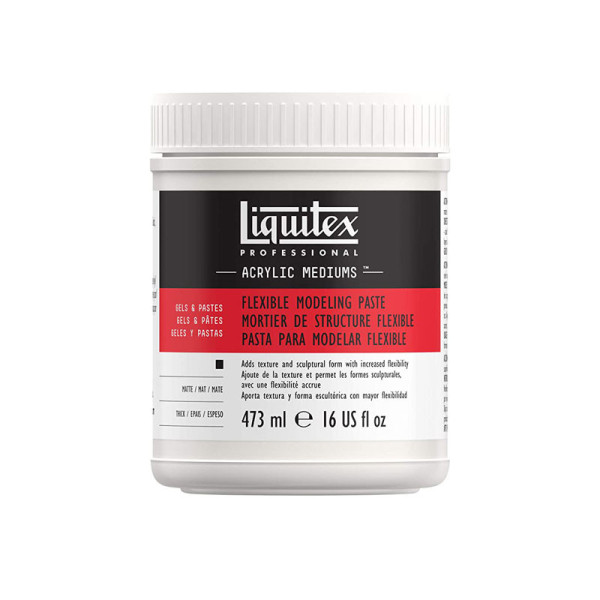 photo-Mortier de structure - Flexible - Peinture acrylique - Liquitex - Pot 473ml