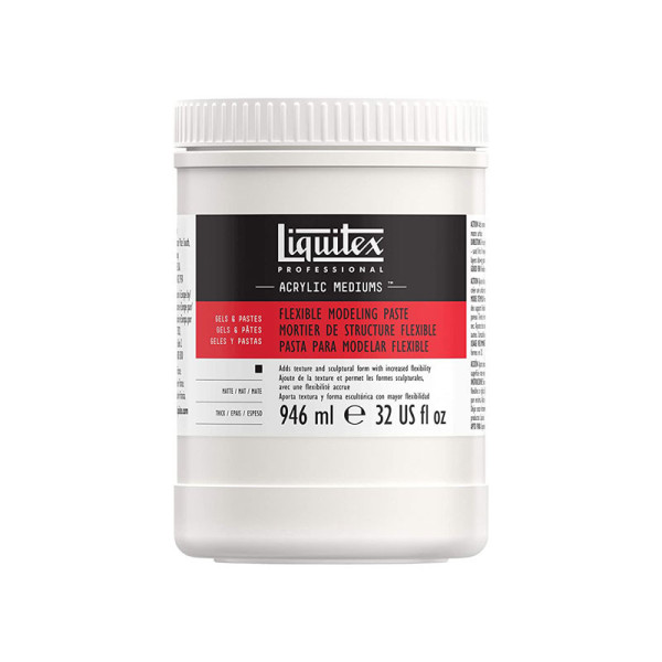 photo-Mortier de structure - Flexible - Peinture acrylique - Liquitex - Pot 946ml