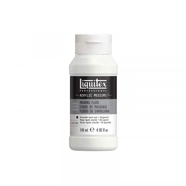 photo-Fluide de masquage - Acrylique et aquarelle - Liquitex - Flacon 118ml