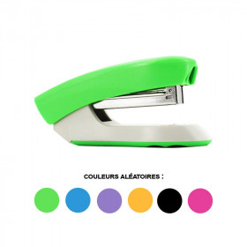 photo-Agrafeuse de bureau - Agrafes 24/6 26/6 - Plastique de couleur - Apli