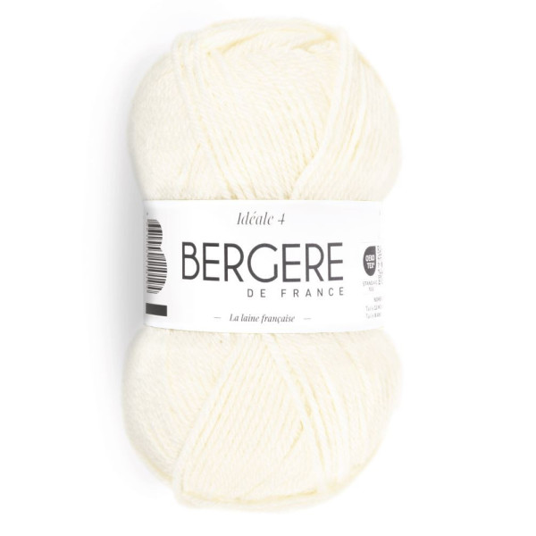photo - Pelote de laine - Écru - 50% Laine 50% acrylique - Bergère de France - Idéale 4