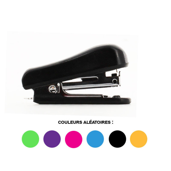 Agrafeuse de bureau - Agrafes n°10 - Assortiment couleur - Apli