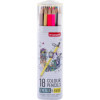 photo - Étui métal de 18 crayons de couleur - Couleurs métalliques et néons - Bruynzeel