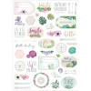 photo - Stickers - Autocollants - La vie en rose - 78 pièces - CTOP