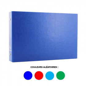 photo-Classeur Pour Fiches Bristol - 16,5 X 24 Cm - 2 Anneaux - Exacompta
