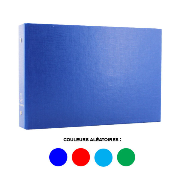 photo-Classeur Pour Fiches Bristol - 16,5 X 24 Cm - 2 Anneaux - Exacompta