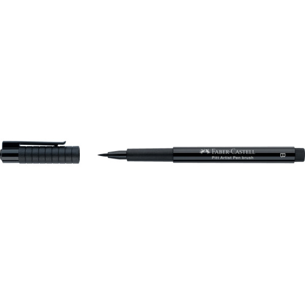 Feutre à dessin - Pointe pinceau - Noir - Pitt Artist - Faber-Castell