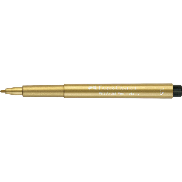 photo-Feutre à dessin - Pointe conique 1,5 mm - Or - Pitt Artist - Faber-Castell