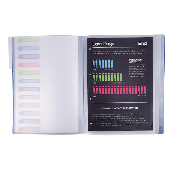 Trieur 12 compartiments 3 rabats + pochette intérieure couleurs assorties - Exacompta