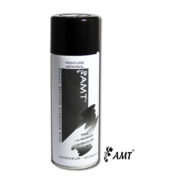 Bombe de peinture - noir métallisé - Amt | à seulement 4,99 €