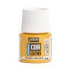 photo - Peinture pour cuir et simili - Jaune tournesol - Setacolor Cuir - Pébéo - 45ml