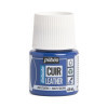 photo - Peinture pour cuir et simili - Bleu ultramarin - Setacolor Cuir - Pébéo - 45ml
