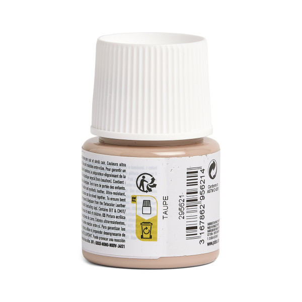 Peinture pour cuir et simili - Taupe - Setacolor Cuir - Pébéo - 45ml