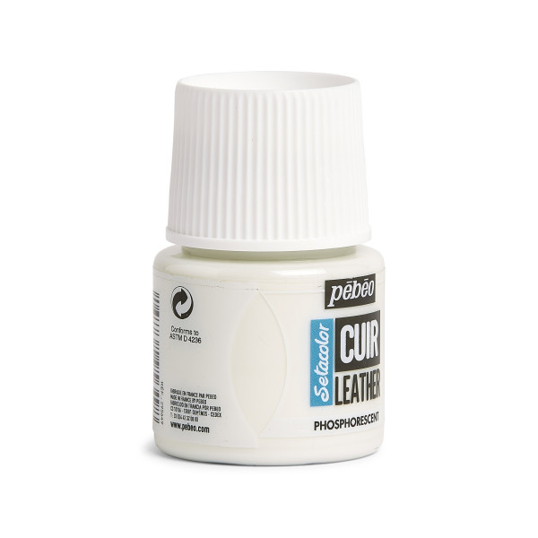 Peinture pour cuir et simili - Phosphorescent - Setacolor Cuir - Pébéo - 45ml